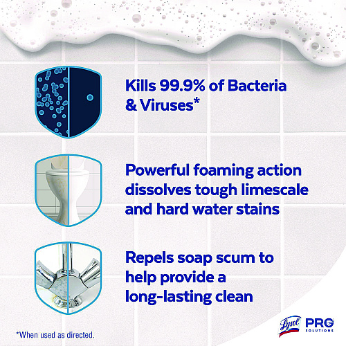Lysol&reg; Disinfectant Bathroom Cleaner, 32 oz., 12 Spray Bottles (04685CT)