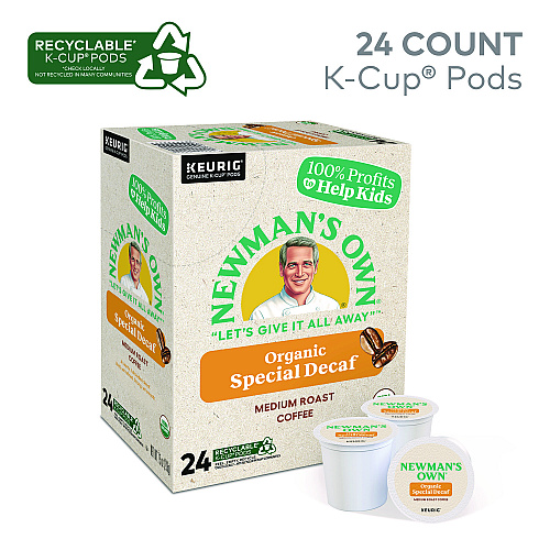 Newman's Own Organics Special Decaf K-Cups, 24/Box (4051)
