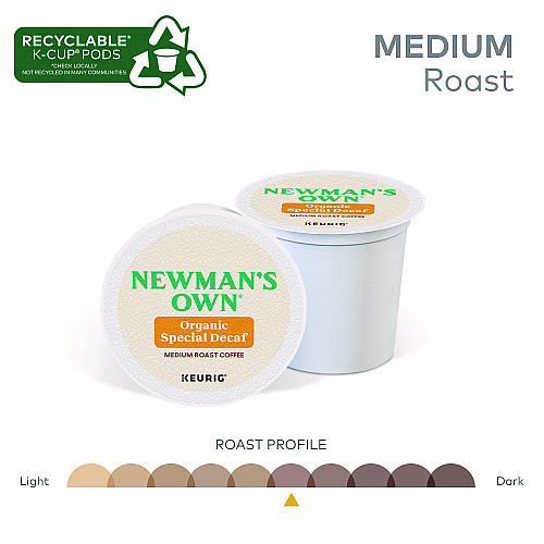 Newman's Own Organics Special Decaf K-Cups, 24/Box (4051)
