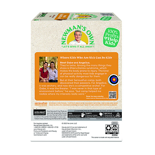Newman's Own Organics Special Decaf K-Cups, 24/Box (4051)