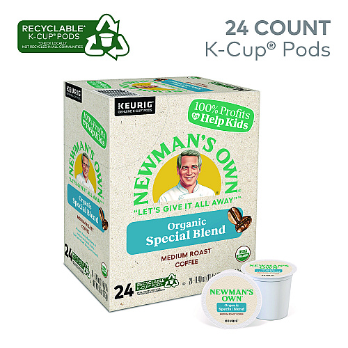 Newman's Own Organics Special Blend Coffee K-Cups, 24/Box (4050)