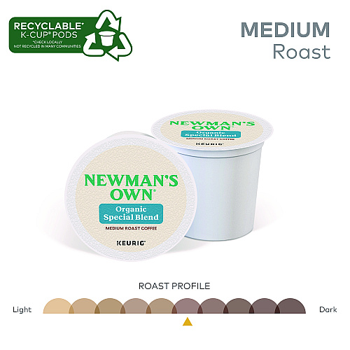 Newman's Own Organics Special Blend Coffee K-Cups, 24/Box (4050)