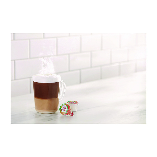 Coffee-mate Liquid Coffee Creamer, Zero Sugar Hazelnut, 0.38 oz Mini Cups, 50/Box (98468BX)