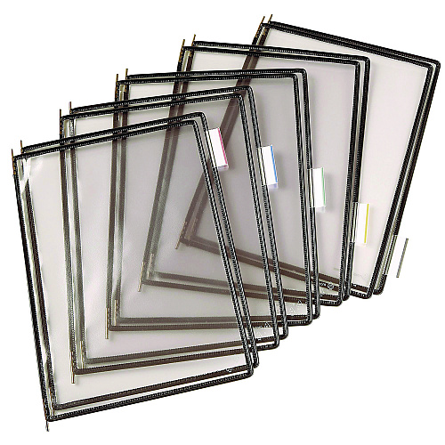 Tarifold Desktop Reference Starter Set, 10 Antimicrobial Wire-Reinforced Pockets (DA271)