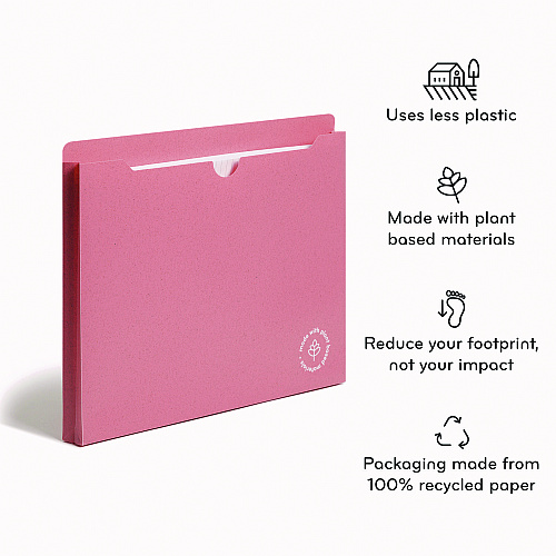 U Brands U-Eco Poly File Jackets, Straight Tab, Letter Size, Assorted, 10/Pack (6595U0112)