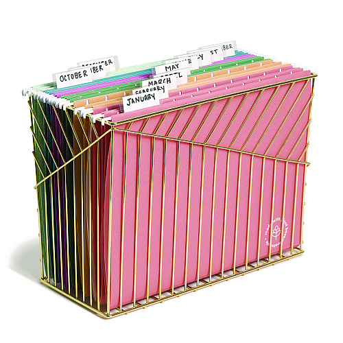 U Brands U-Eco Hanging File Folders, Letter Size, 1/5-Cut Tabs, Assorted, 12/Pack (6596U0112)
