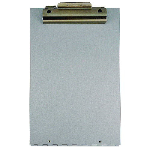 Saunders Cruiser Mate Aluminum Storage Clipboard, 1.5" Clip Capacity, Holds 8.5 x 11 Sheets, Silver (21017)