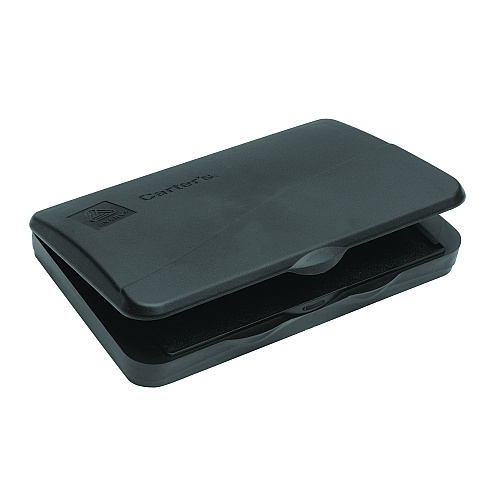 Carter's Pre-Inked Felt Stamp Pad, 4.2"5x 2.75", Black (21081)