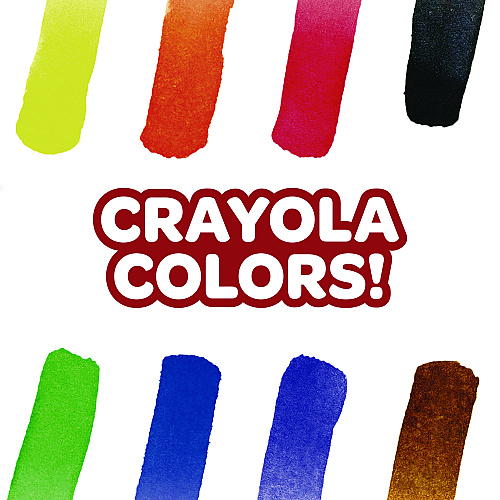 Crayola Artista II 8-Color Watercolor Set, 8 Assorted Colors, Palette Tray (531508)