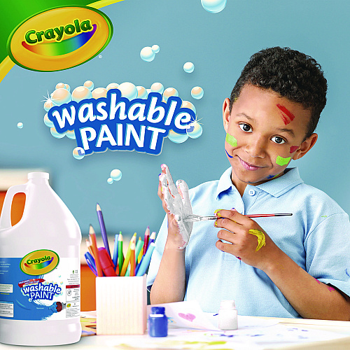 Crayola Washable Paint, White, 1 gal Bottle (542128053)