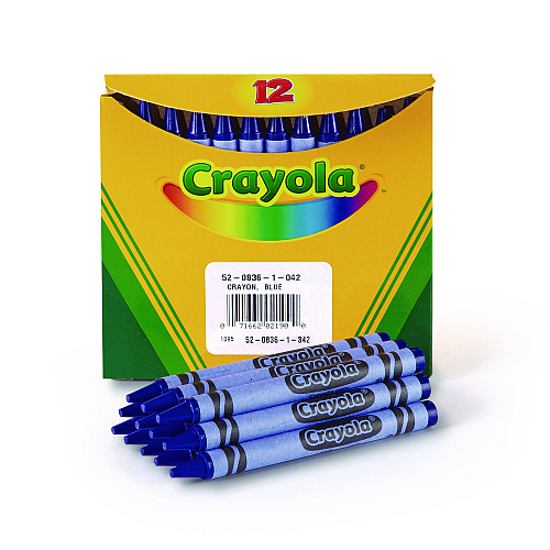 Crayola Bulk Crayons, Blue, 12/Box (520836042)