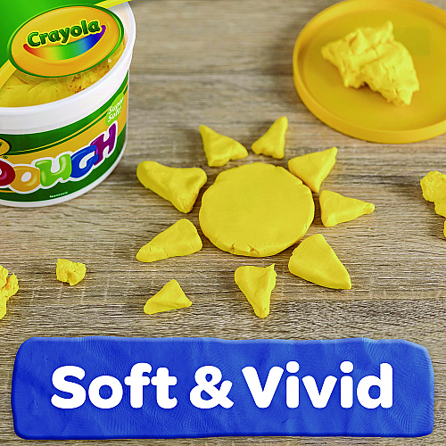 Crayola Modeling Dough Bucket, 3 lbs, Yellow (570015034)