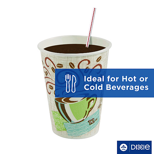 Dixie Unwrapped Hollow Stir-Straws, 5.5", Plastic, White/Red Stripe, 1,000/Box (HS5CCXX)