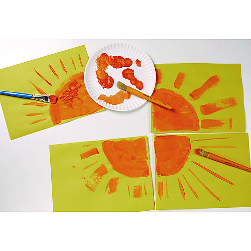 Crayola Premier Tempera Paint, Orange, 16 oz Bottle (541216036)