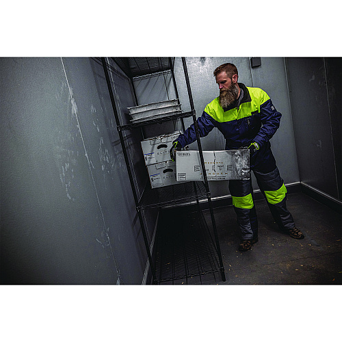 ergodyne N-Ferno 6475 Insulated Freezer Coverall, X-Large, Navy (41245)