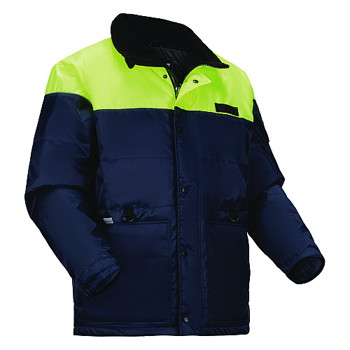 ergodyne N-Ferno 6476 Insulated Freezer Jacket, 5X-Large, Navy (41259)