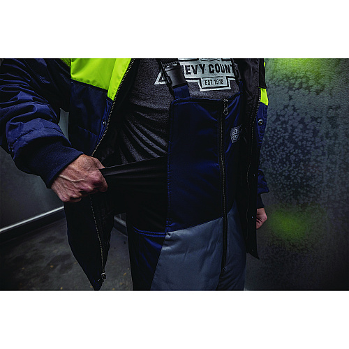 ergodyne N-Ferno 6477 Insulated Cooler Bib Overall, X-Large, Navy (41265)