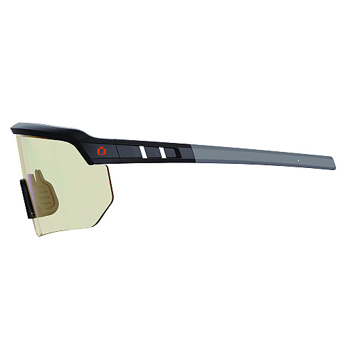 ergodyne Skullerz AEGIR Safety Glasses, Matte Black Nylon Impact Frame, Indoor/Outdoor Polycarbonate Lens (55003)