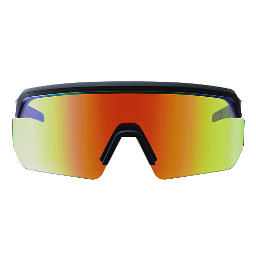 ergodyne Skullerz AEGIR Anti-Scratch Enhanced Anti-Fog Safety Glasses, Black Nylon Impact Frame, Orange Mirror Polycarbonate Lens (55010)