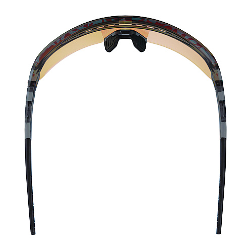 ergodyne Skullerz AEGIR Anti-Scratch/Anti-Fog Safety Glasses, Clear Smoke Nylon Impact Frame, Orange Mirror Polycarbonate Lens (55014)