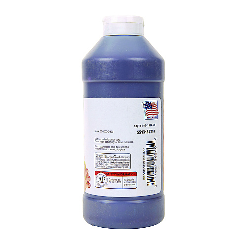 Crayola Washable Fingerpaint, Violet, 16 oz Bottle (551316040)