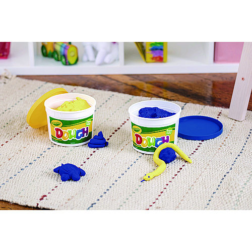 Crayola Modeling Dough Bucket, 3 lbs, Assorted Colors, 6 Buckets/Set (570016)