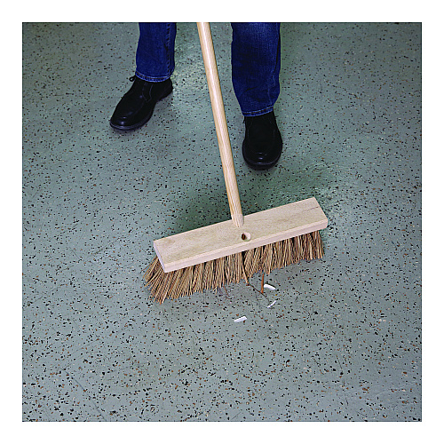 Boardwalk&reg; Tapered End Broom Handle, Hardwood, 1 1/8" Diameter x 54" (BWK124)