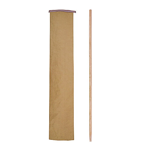 Boardwalk&reg; Tapered End Broom Handle, Hardwood, 1 1/8" Diameter x 54" (BWK124)
