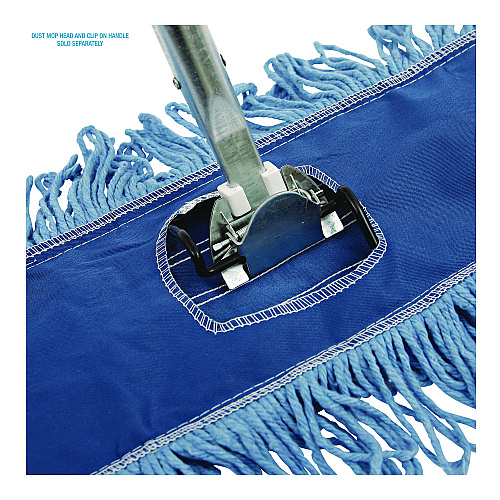 Boardwalk&reg; Clip-On Dust Mop Frame, 5" x 18", Zinc Plated (BWK1418)