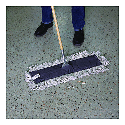 Boardwalk&reg; Disposable Dust Mop Head, Cotton, 18w x 5d (BWK1618)