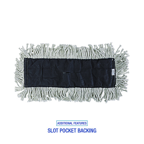 Boardwalk&reg; Disposable Dust Mop Head, Cotton, 18w x 5d (BWK1618)