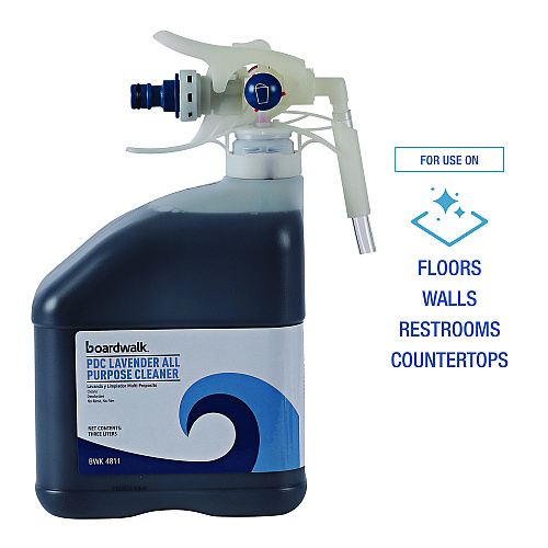 Boardwalk&reg; PDC All Purpose Cleaner, Lavender, 3 Liter Bottle, 2 Bottles (BWK4811)