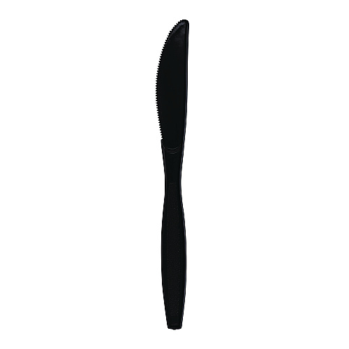 Boardwalk&reg; Heavyweight Plastic Cutlery Knife,1000 Knives (BWKKNIFEHWPPBLA)