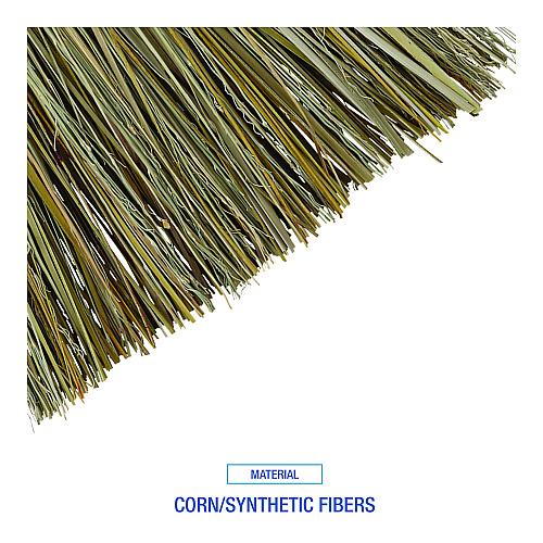 Boardwalk&reg; Corn/Fiber Lobby Brooms, 48", Gray/Natural, 12/Carton (BWKBR10016)