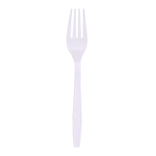 Boardwalk&reg; Heavyweight Plastic Cutlery, Fork, WE, 1000 Pcs. (BWKFORKHWPPWH)