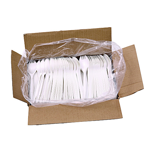 Boardwalk&reg; Mediumweight Plastic Cutlery, Spork, 1,000 Sporks (BWKSPORK)