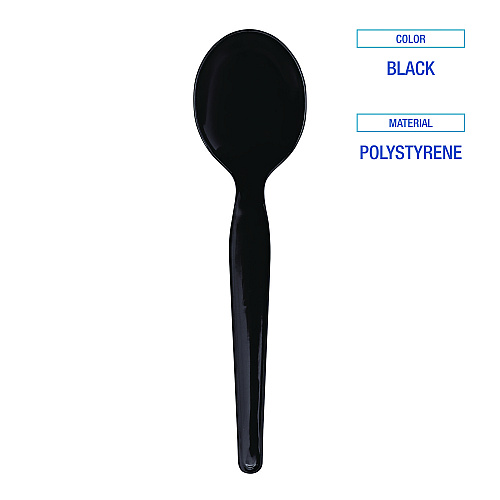 Boardwalk&reg; Heavyweight Wrapped PS Cutlery, Soup Spoon, 1000 Spoons (BWKSSHWPSBIW)