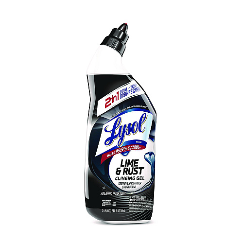 Lysol&reg; Toilet Bowl Cleaner, Lime/Rust Remover, 24 oz. Bottle (98013EA)