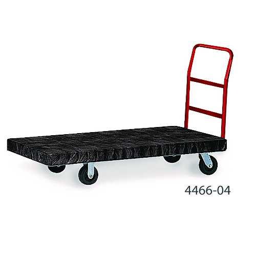 Rubbermaid Commercial Heavy-Duty Platform Truck Cart, 1,200 lb Capacity, 24 x 48 Platform, Black (443610BLA)
