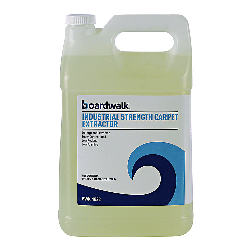 Boardwalk&reg; Industrial Carpet Extractor, Clean, 1 Gallon, 4 Bottles (BWK4822)