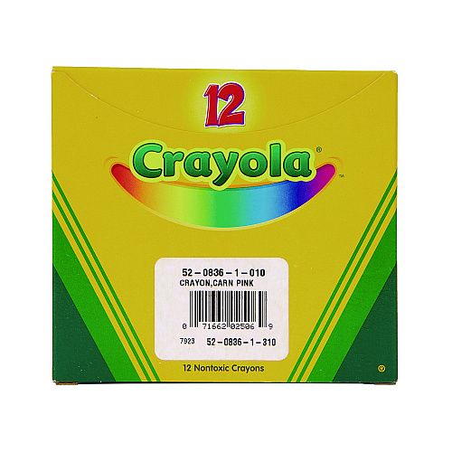 Crayola Bulk Crayons, Carnation Pink, 12/Box (520836010)