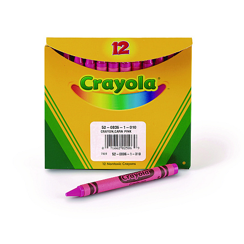 Crayola Bulk Crayons, Carnation Pink, 12/Box (520836010)