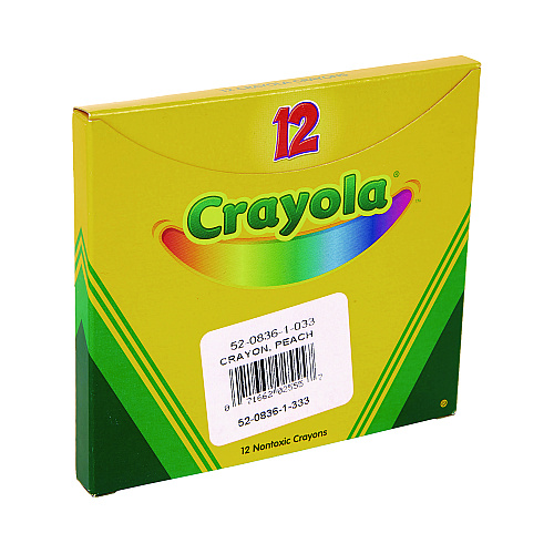 Crayola Bulk Crayons, Peach, 12/Box (520836033)