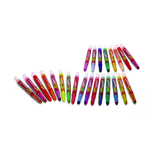 Crayola Twistables Mini Crayons, Fun Effects, Assorted, 24/Pack (529824)