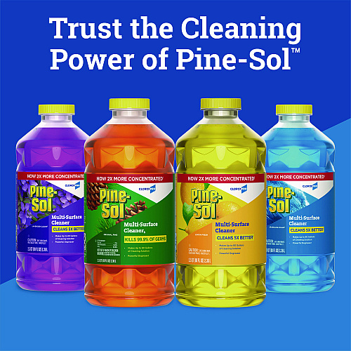 Pine-Sol CloroxPro Multi-Surface Cleaner Concentrated, Lavender Clean Scent, 80 oz Bottle (60608EA)