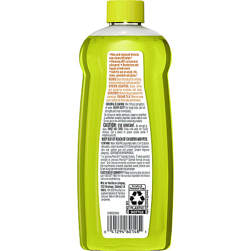 Pine-Sol Multi-Surface Cleaner Concentrated, Lemon Fresh Scent, 14 oz Bottle, 12/Carton (60148CT)