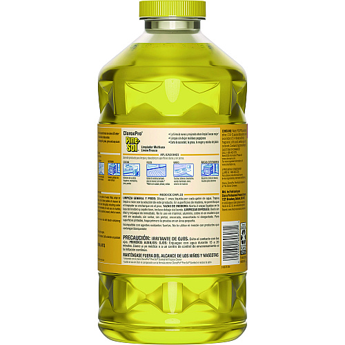 Pine-Sol CloroxPro Multi-Surface Cleaner Concentrated, Lemon Fresh Scent, 80 oz Bottle (60607EA)