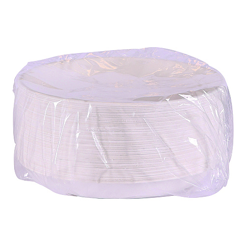 Eco-Products WorldView Renewable Sugarcane Containers, 9" Diameter x 1.4"h, White, 400/Carton (EPSCR9)