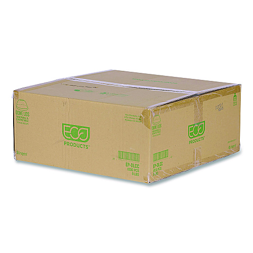 Eco-Products GreenStripe Cold Cup Dome Lids, With Hole, Fits 9oz to 24oz Cups, Clear, 100/Pack, 10 Packs/Carton (EPDLCC)