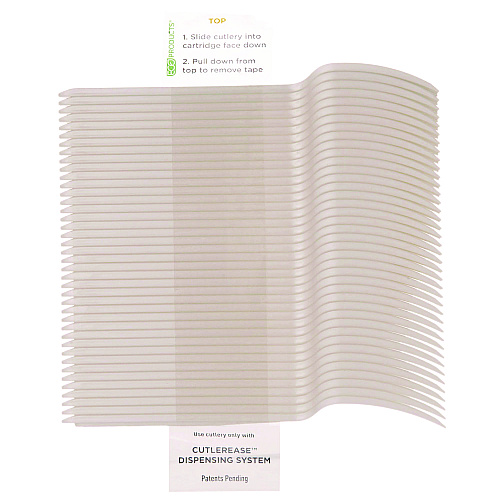 Eco-Products Cutlery for Cutlerease Dispensing System, Fork, 6", White, 960/Carton (EPCE6FKWHT)